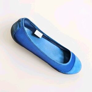 PATAGONIA Maha Breathe Ballet Ballerina Flats - Deep Space Blue Mesh Sz 8.5